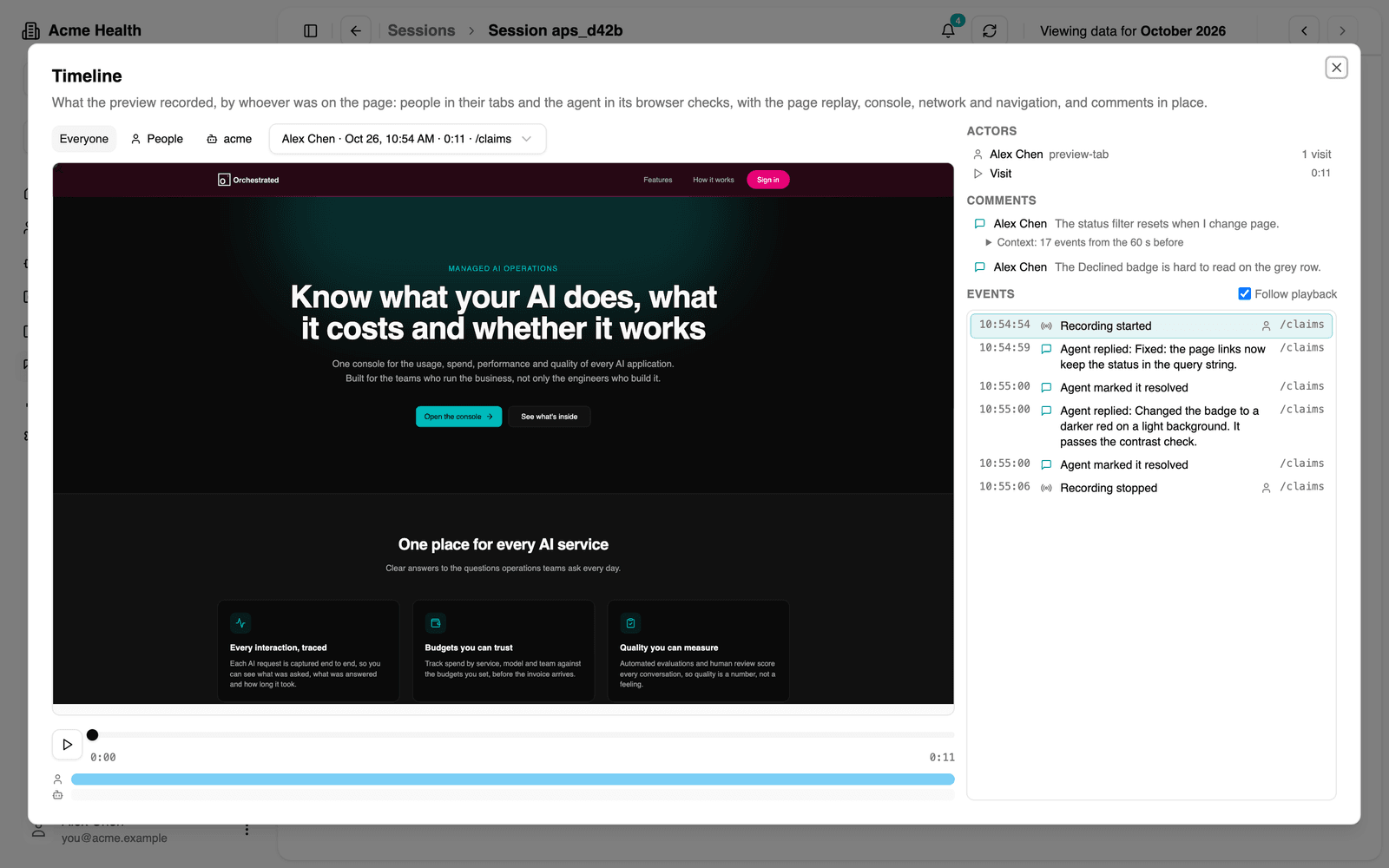 Collaboration Hub: recordings